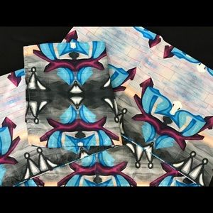 Satin scarf- GMRARTSTUDIO artist line